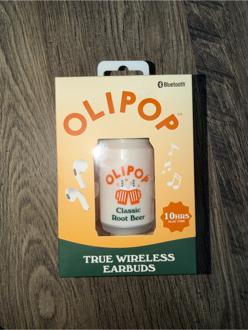 Classic Root Beer True Wireless Earbuds - White/Orange